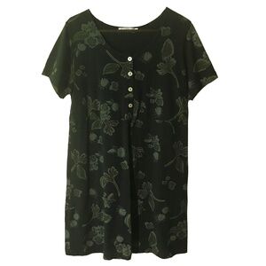 Fresh Produce Black & Tan Dress Size M